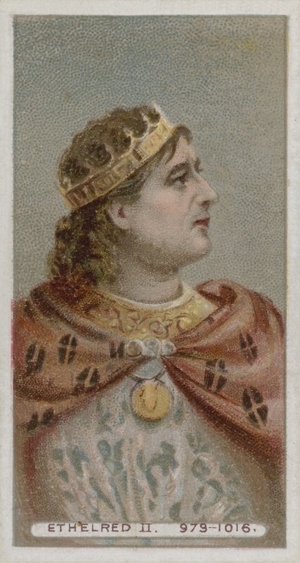 Král Ethelred II od English School