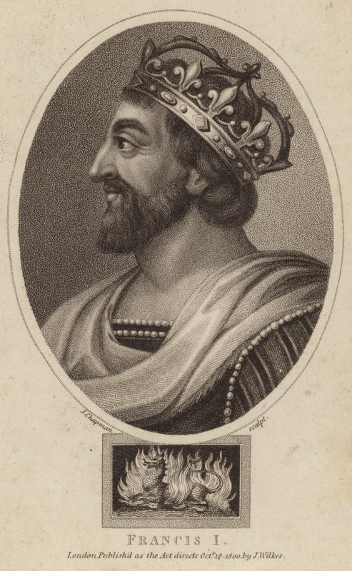 Francouzský král František I od English School