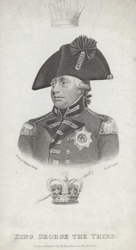 Král Velké Británie a Irska Jiří III od English School