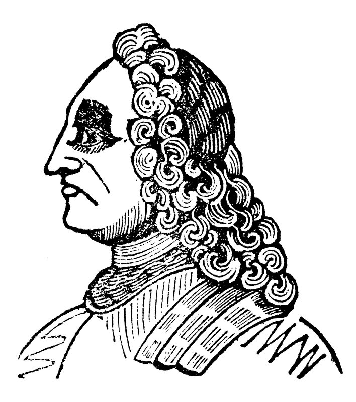 King George II (dřevořez) od English School