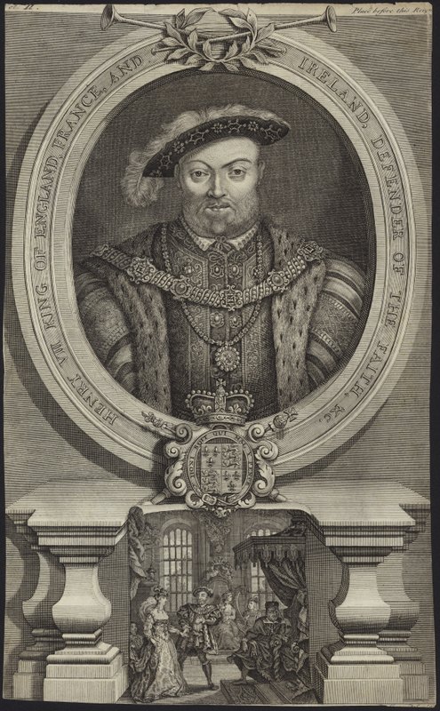 Anglický král Jindřich VIII od English School