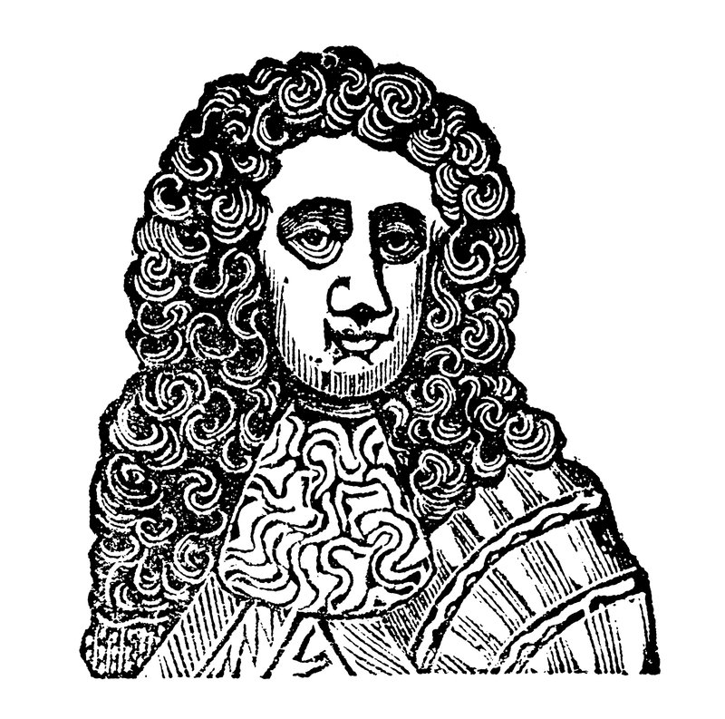 King James II (dřevořez) od English School