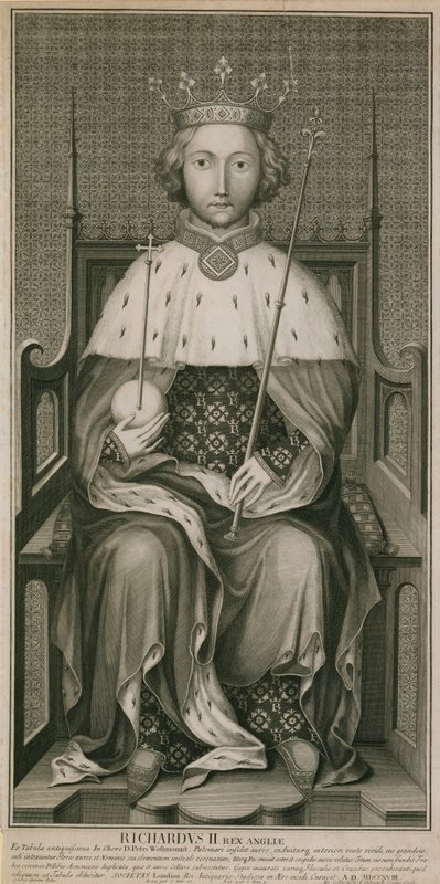 King Richard II, Westminster Abbey, Londýn od English School