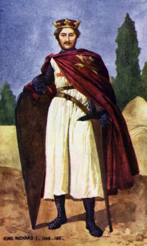 Král Richard I od English School