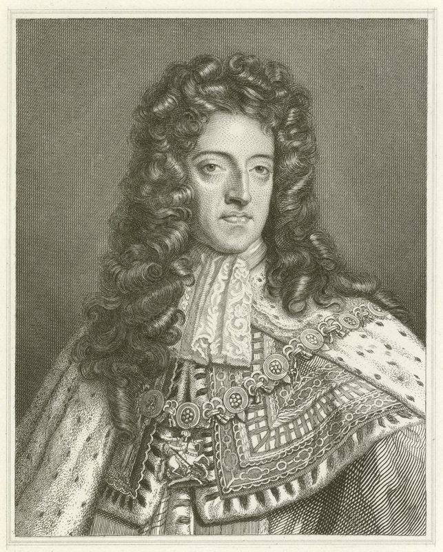 King William III (rytina) od English School