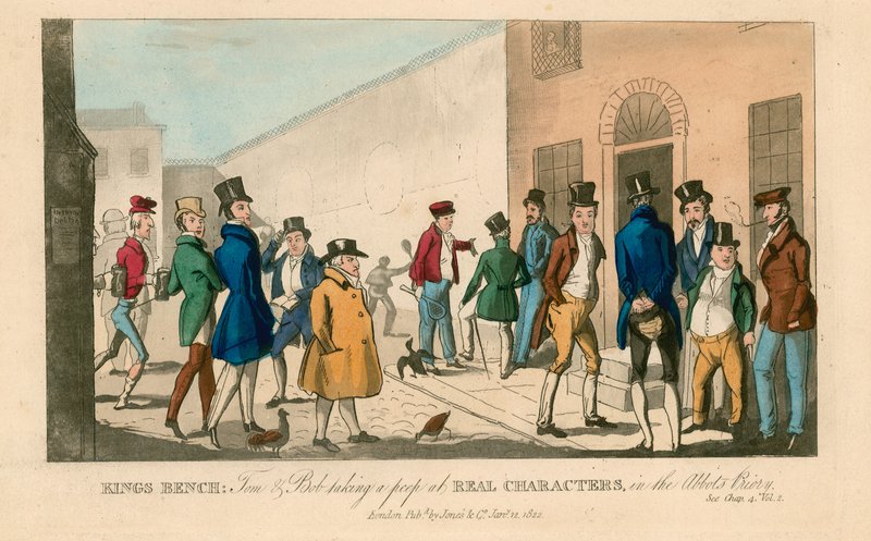 Královská lavice. 1822 od English School