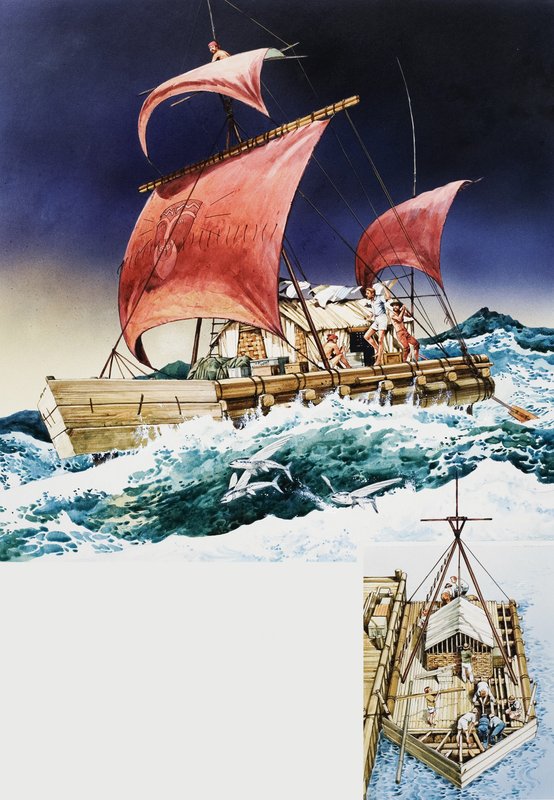 Kon-Tiki na své epické cestě od English School