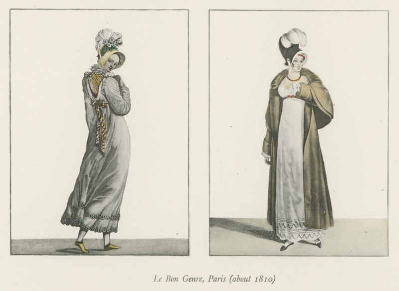 La Bon Genre, Paříž (asi 1810) od English School