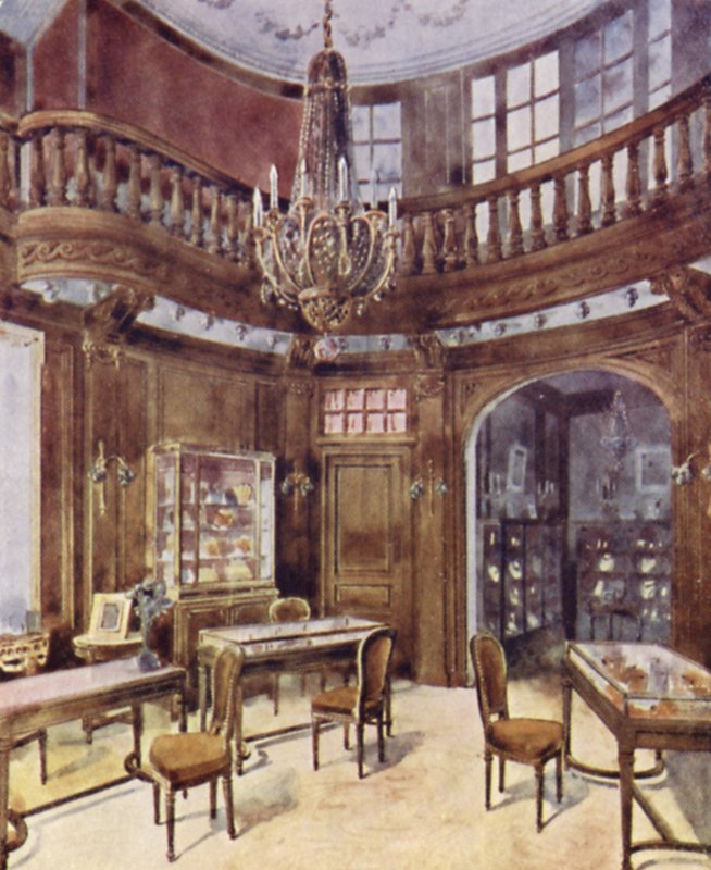 Lacloche Freres, Londýnské showroomy, Bond Street (barevné lito) od English School
