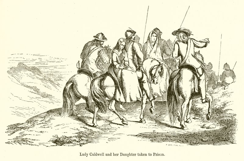 Lady Caldwellová a její dcera odvezeny do vězení od English School