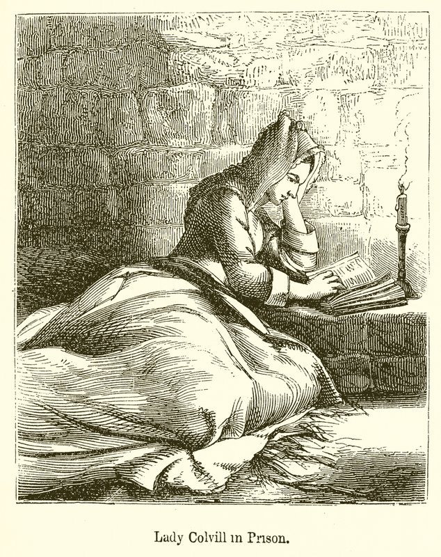 Lady Colvill ve vězení od English School
