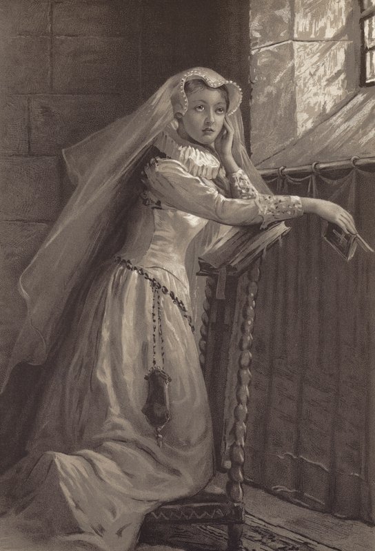 Lady Jane Gray (litho) od English School