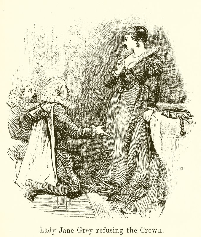 Lady Jane Greyová odmítá korunu od English School