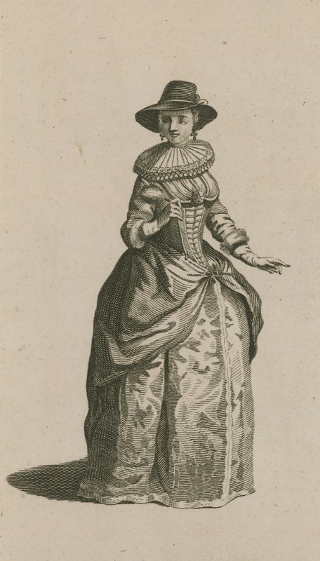 Lady Mayoress of London v roce 1640 od English School