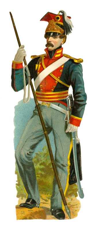 Lancer, doba krále Viléma IV., 1831-37 od English School
