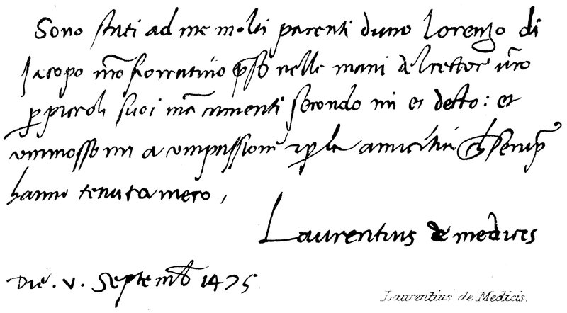 Lawrence z Medicejských od English School