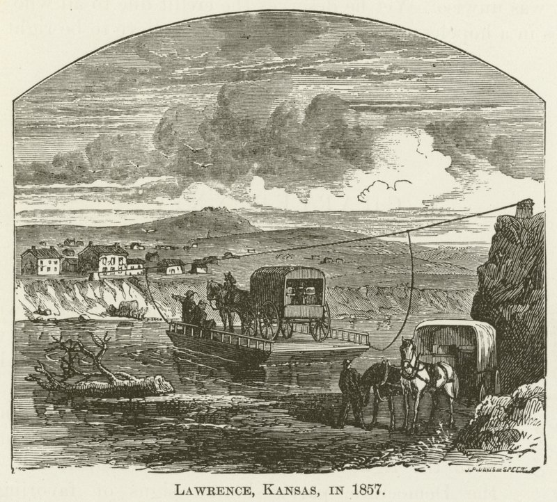 Lawrence, Kansas, v roce 1857 od English School