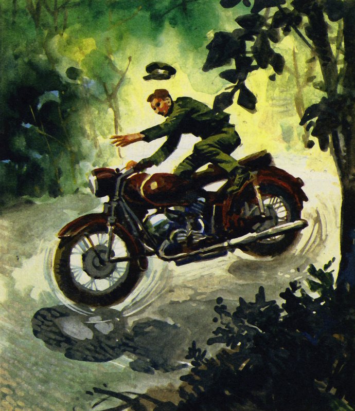 Lawrence zemřel v roce 1935 při nehodě na motocyklu od English School