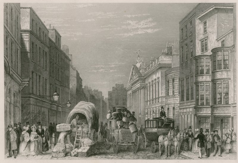 Leadenhall Street, Londýn od English School