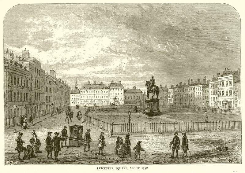 Leicester Square, asi 1750 od English School