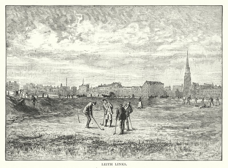 Leith Links (rytina) od English School