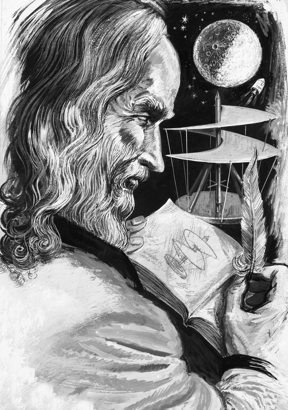 Leonardo da Vinci od English School