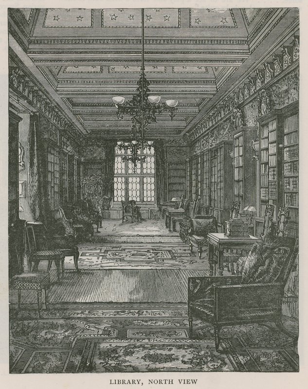 Knihovna, severní pohled, Holland House od English School