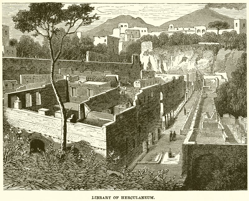 Knihovna Herculaneum od English School