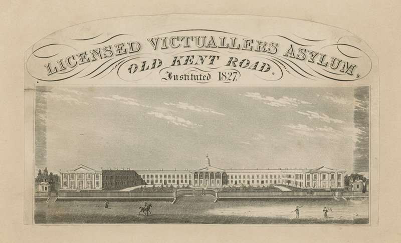 Licencovaný viktoriánský azyl na Old Kent Road od English School