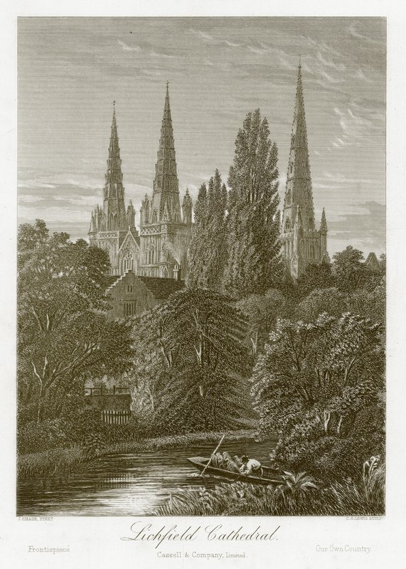 Katedrála Lichfield od English School