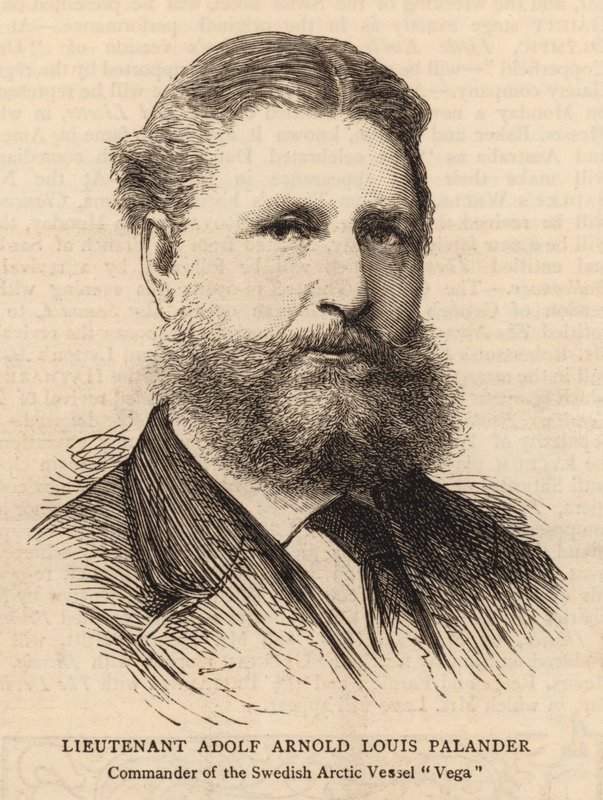 Poručík Adolf Arnold Louis Palander (rytina) od English School