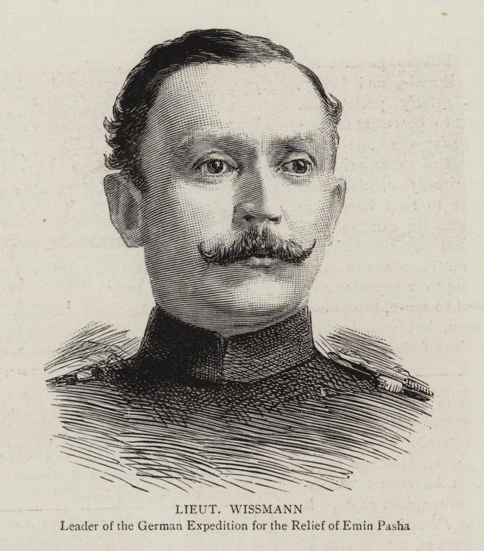 Poručík Wissmann (rytina) od English School