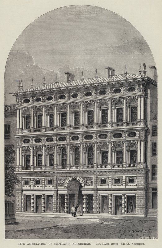 Life Association of Scotland, Edinburgh (rytina) od English School
