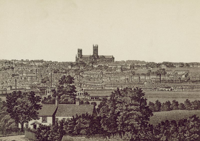 Lincoln (litografie) od English School