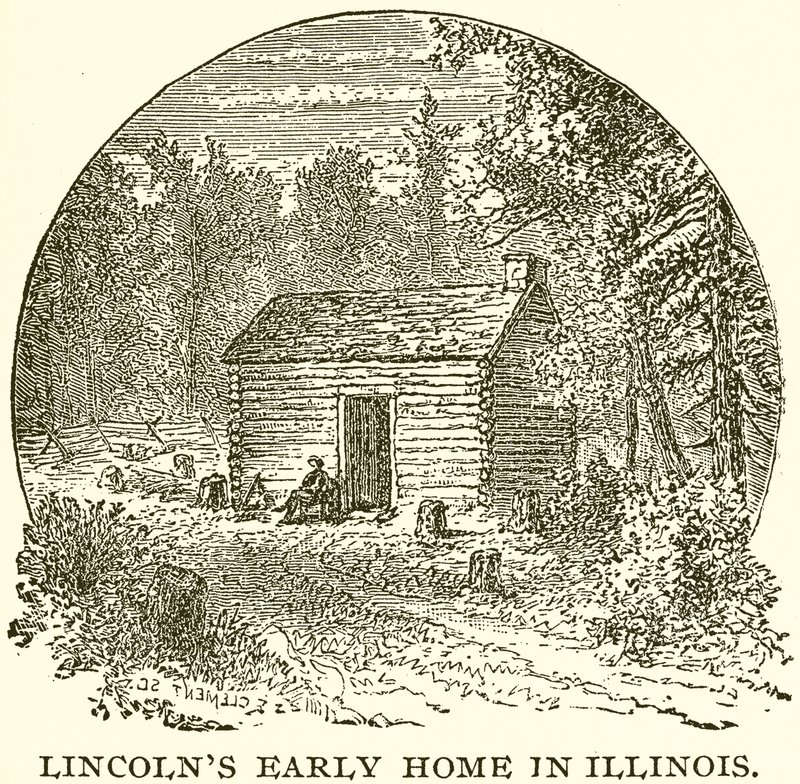 Lincolnův časný domov v Illinois od English School