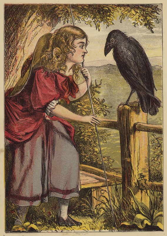 Little Bo-Peep (barevná rytina) od English School