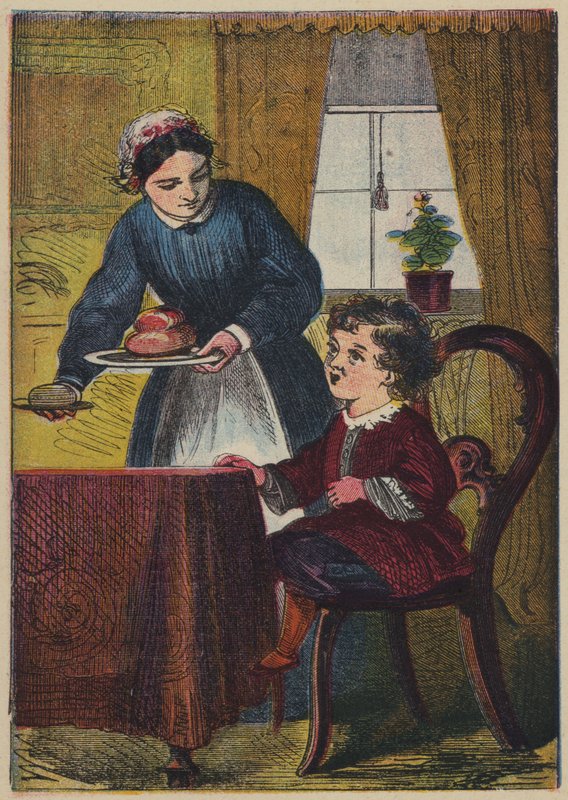 Malý Tommy Tucker (barevná litografie) od English School