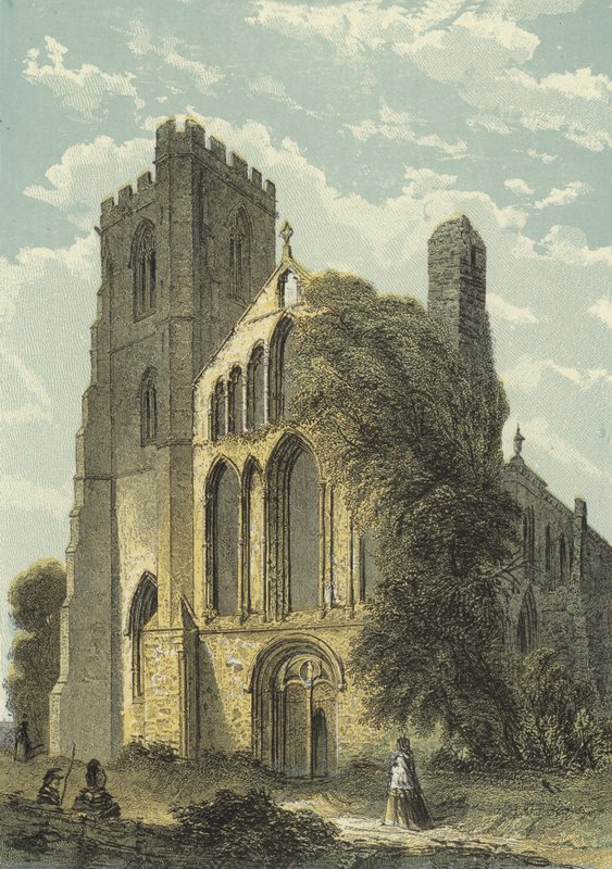 Katedrála Llandaff, západní fronta od English School