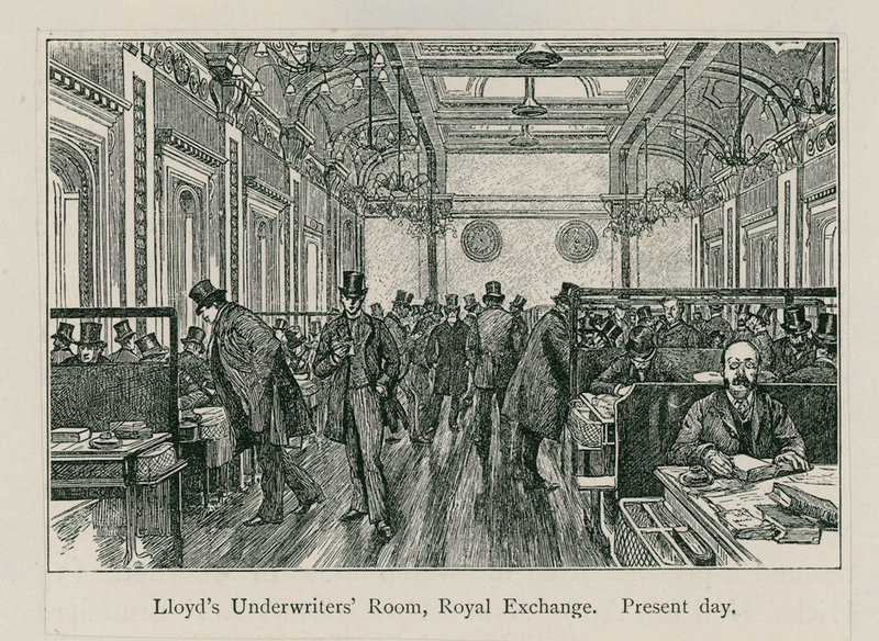 Lloyds Underwriters Room, Royal Exchange od English School