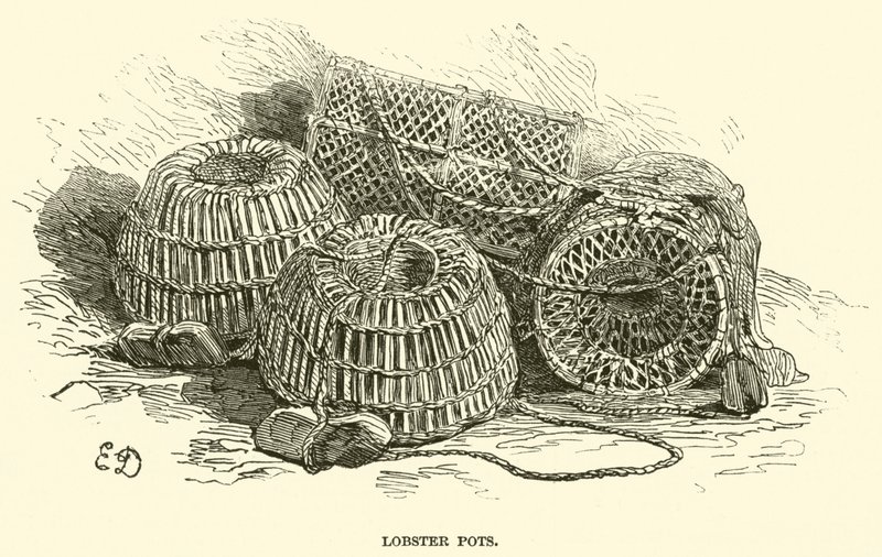 Lobster Pots (rytina) od English School