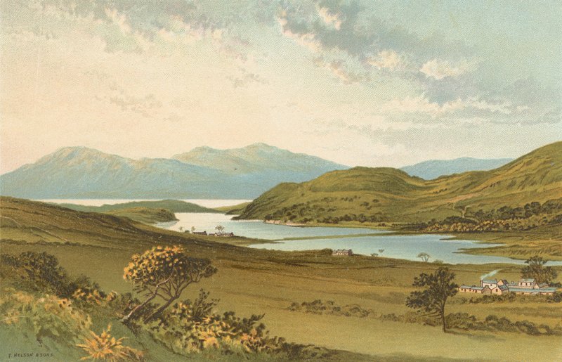 Loch Fad, Bute - Arran v dálce od English School