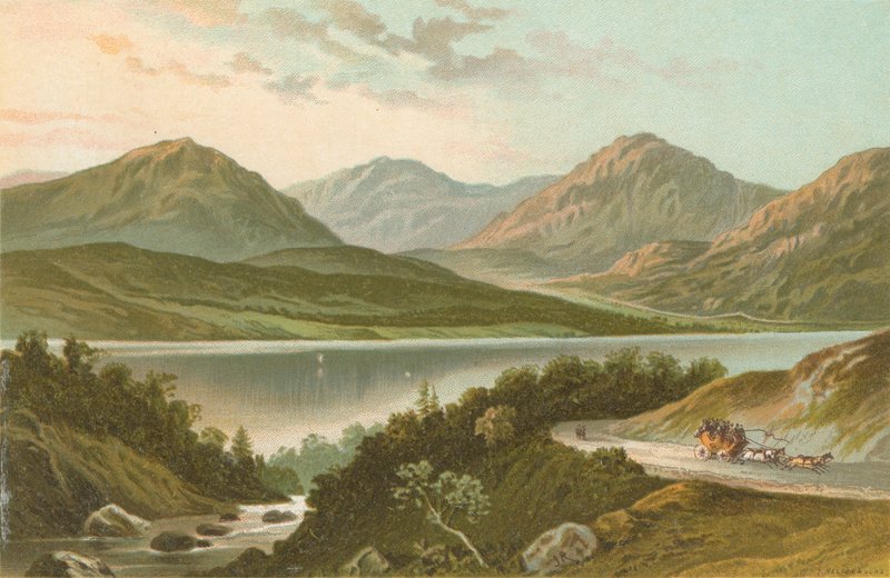 Loch Lomond z cesty do Stronaclacheru od English School
