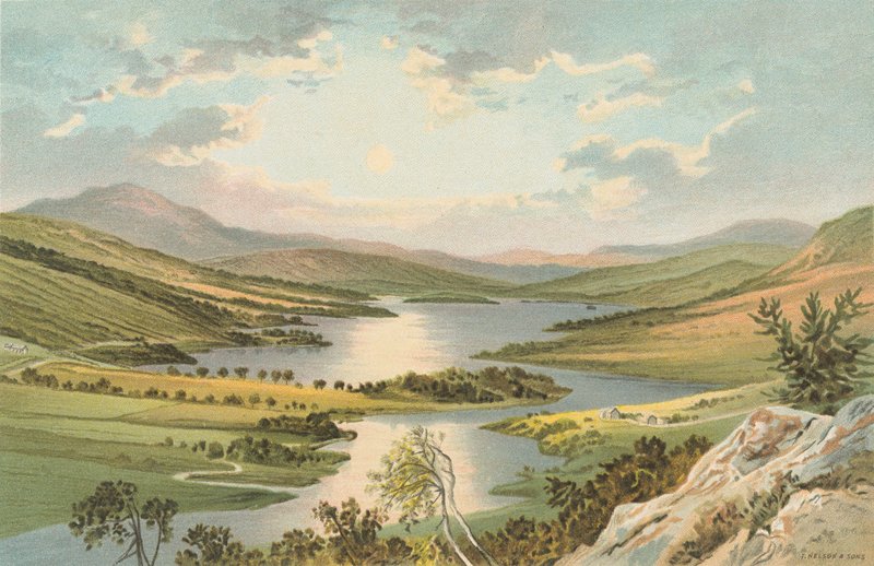 Loch Tummel - Královnin pohled od English School
