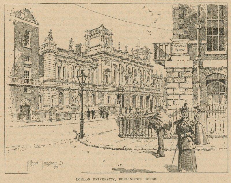 Londýnská univerzita, Burlington House od English School