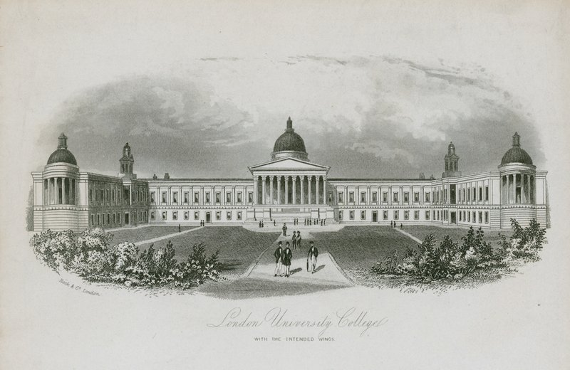 London University College, se zamýšlenými křídly od English School