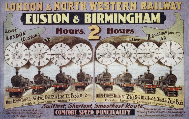 Londýn a North Western Railway, Euston a Birmingham od English School