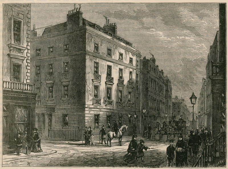 Longs Hotel, Bond Street, Londýn od English School
