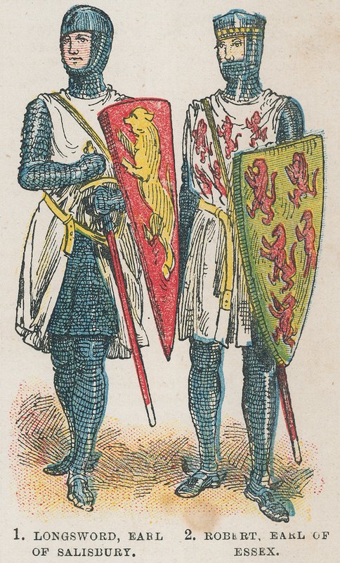 Longsword, hrabě ze Salisbury; Robert, hrabě z Essexu od English School