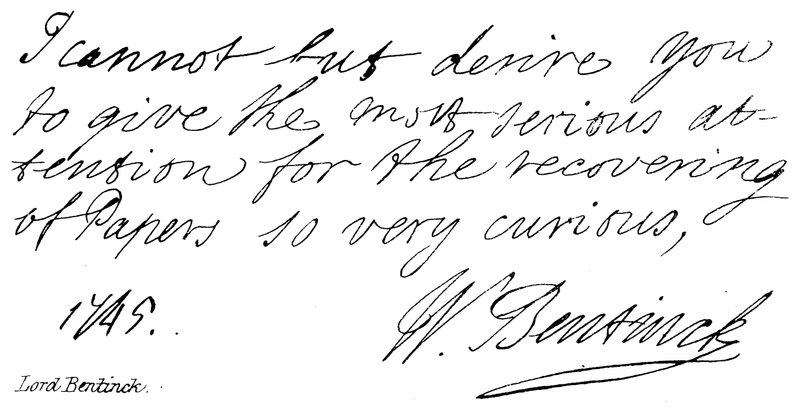 Lord Bentinck od English School