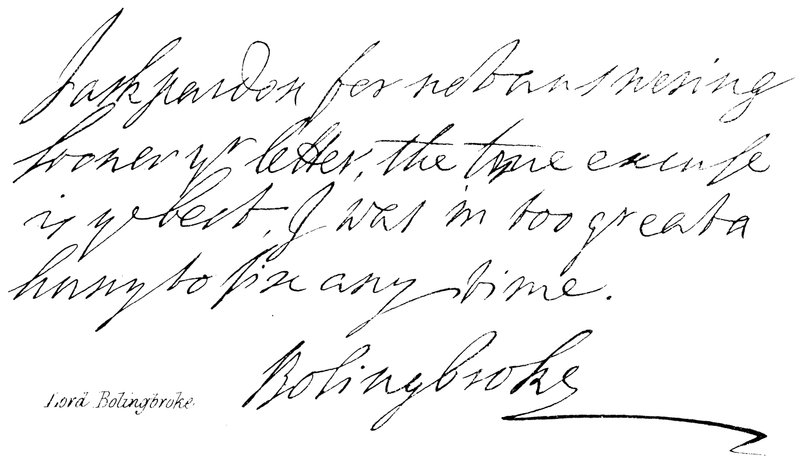 Lord Bolingbroke od English School